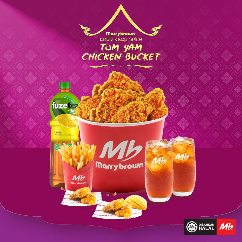 MB TOM YAM CHICKEN BUCKET by MARRYBROWN @ Sunway BigBox Mall