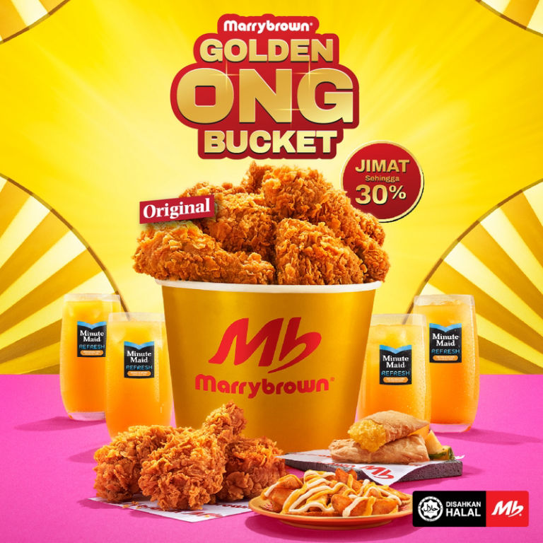 MB GOLDEN ONG BUCKET by MARRYBROWN @ Sunway BigBox Mall